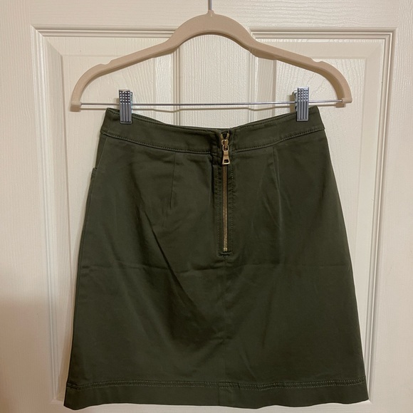 Loft army green skirt - Picture 4 of 4